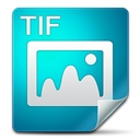 Filetype, Tif DarkCyan icon