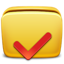 Folder, Options Goldenrod icon
