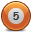 Orange, pool, Ball SaddleBrown icon