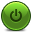 Powerbuttongreen DarkGreen icon