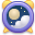 Clock, phase, Moon MediumPurple icon