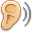 Ear, listen BurlyWood icon
