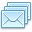 stack, emails LightCyan icon