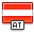 Austria, flag OrangeRed icon