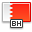flag, Bahrain OrangeRed icon