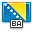 bosnia, flag DarkCyan icon