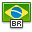 brazil, flag ForestGreen icon