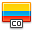 flag, Colombia Gold icon