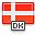 flag, Denmark OrangeRed icon