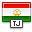 flag, Tajikistan Red icon