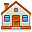 house, One SaddleBrown icon