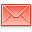 mail, red LightSalmon icon