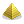 Draw, pyramid, stock Goldenrod icon