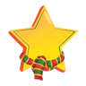 christmas, star Gold icon