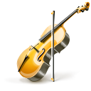 instrument, Violin Black icon