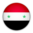 Syria, flag, of Black icon