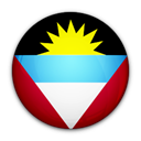 antigua, barbuda, And, of, flag Black icon