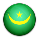 flag, of, Mauritania Black icon