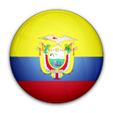 Ecuador, of, flag Black icon