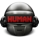 Daft, helmet, Human, Punk Black icon