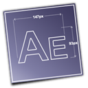 adobe, Aftereffects SlateGray icon