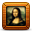 Art, Lisa, mona, Painting SaddleBrown icon