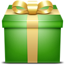 green, present, gift ForestGreen icon