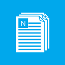 notepad DeepSkyBlue icon