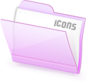 ikony, Folder Lavender icon