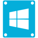 windows, drive, 8 DarkTurquoise icon