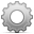 Gear, settings, wheel DarkGray icon