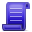 scroll, script SlateBlue icon
