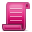 script, scroll PaleVioletRed icon