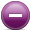 Minus, remove, round Purple icon