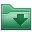 Downloads, Folder SeaGreen icon