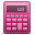 calculator PaleVioletRed icon