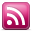 feed, Rss PaleVioletRed icon
