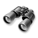 zoom, search, Find, Binoculars Black icon