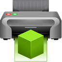 printer, replicator, 3d Gray icon
