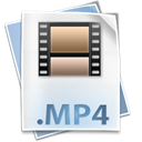Mpeg4, Mp4, Clip, File, movie Lavender icon