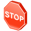 sign, Pause, Control, Abort, ignore, cancel, stop, Halt, play, terminate OrangeRed icon