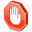 Hand, warning, Abort, terminate, Attention, red, cancel, Control, Pause, Alert, stop Black icon