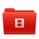new, red, soda, video, Folder Firebrick icon
