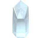 Crystal, silica, gem, quartzous, jewel, precious, quartzose, Stone, quartz Black icon