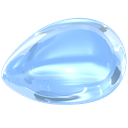 gem, precious, Aquamarine, light, jewel, Blue, light-blue, Stone LightSkyBlue icon