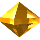 yellow, precious, Stone, zircon, gem, jewel SaddleBrown icon