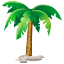 Holiday, Coconut, palms, palm, coco, islands, travel, Island, sand, relax, traveling, travels Black icon