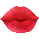 lips, sexy, kiss, valentine's day, valentine, love Crimson icon