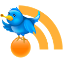 twitter, Social, News, sync, blog, Rss, subscribe SandyBrown icon
