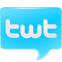 Chat, Logo, Bubble, social media, Social, tweet, bird, twitter, twt DeepSkyBlue icon